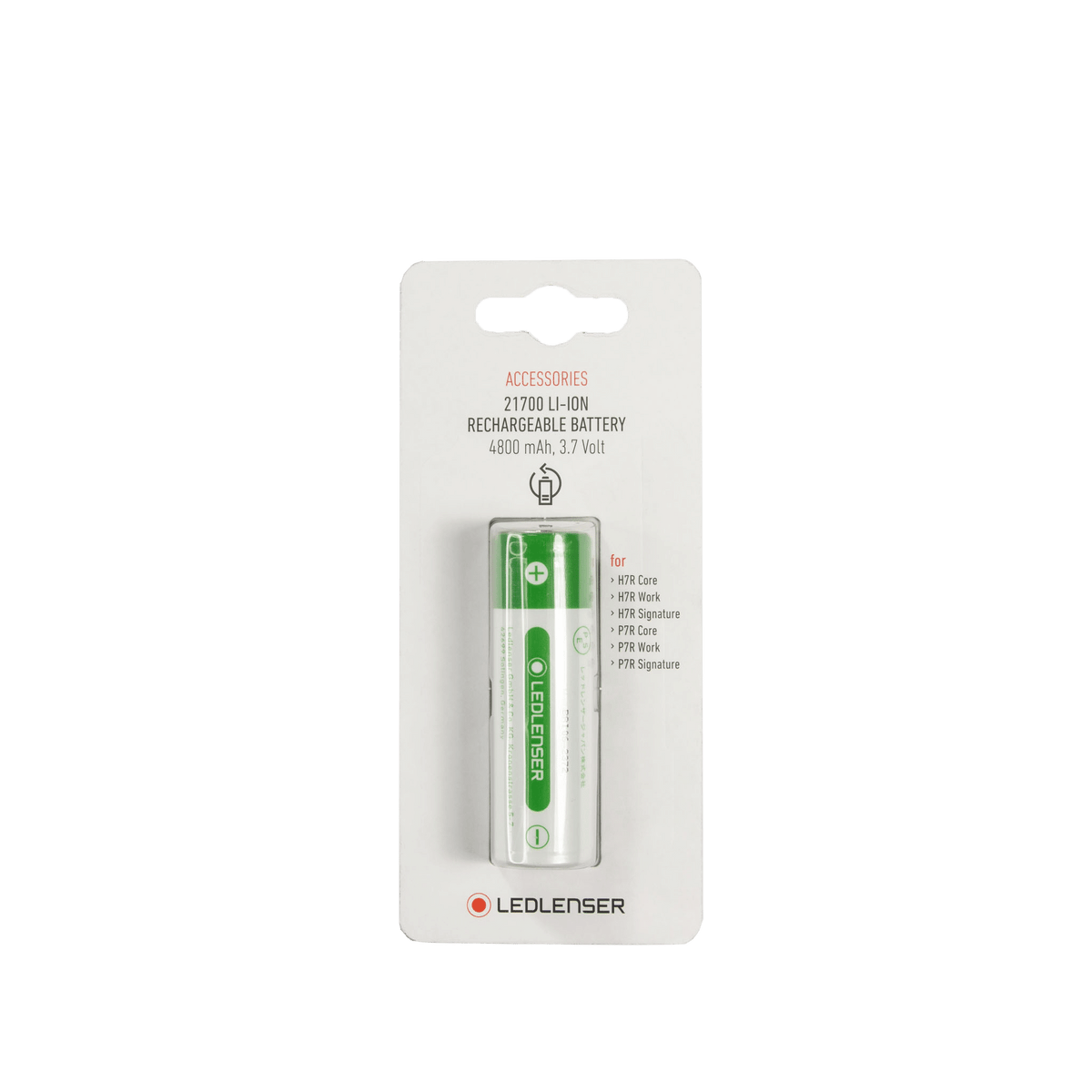 21700 Li-ion rechargeable battery 4800mAh – Accessory